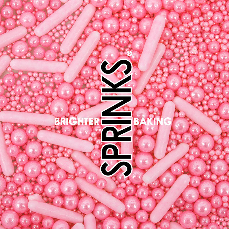Sprinkles Shapes Bubble & Bounce Pink 500g