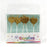 Candle Hearts Glitter Gold 5pc