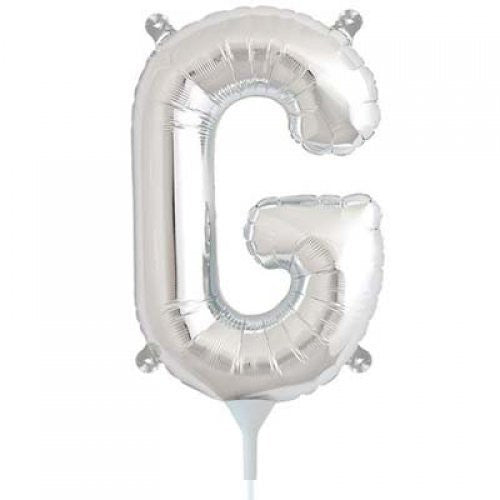 Alphabet Balloon Silver 16in G *Clearance*