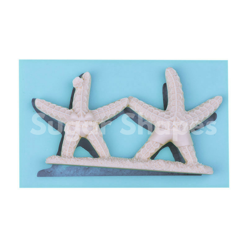 Silicone Mould Starfish Bride & Groom *Clearance*