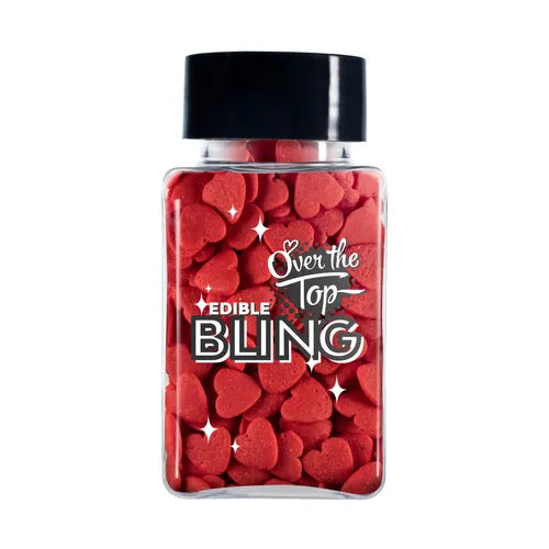 Bling Confetti Hearts Red 55g