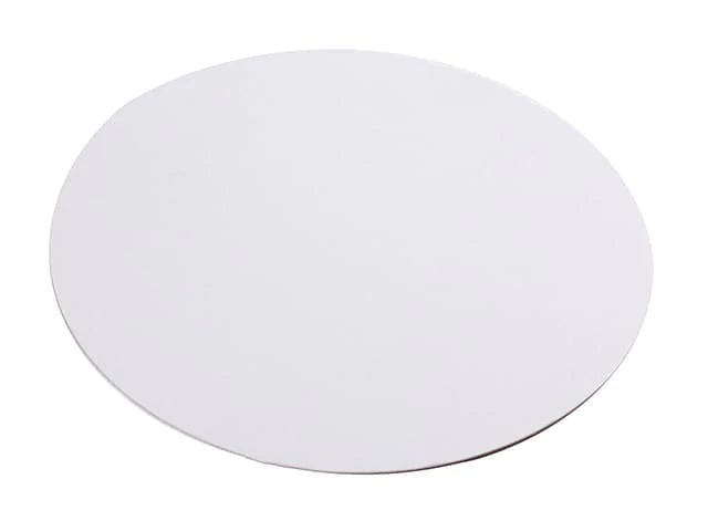 Cardboard Round White 12in