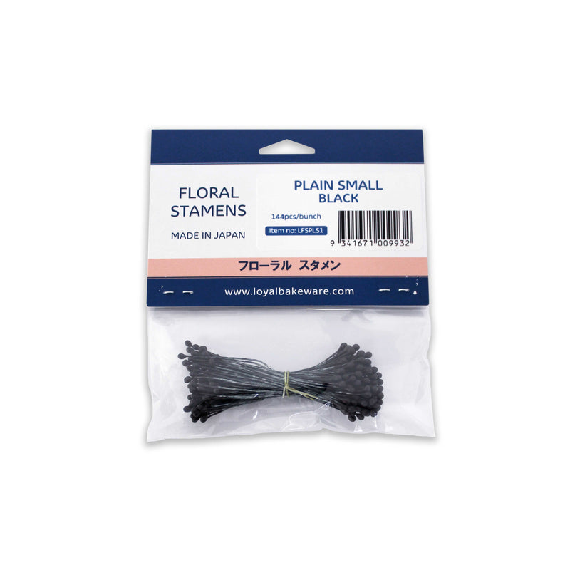 Stamen Round Small Black 144pc
