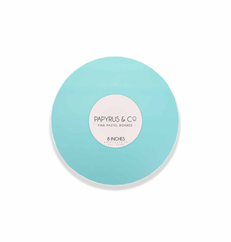 Masonite Board Round Pastel Blue 8in