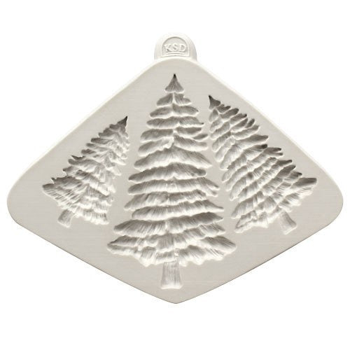 Silicone Mould Fir Trees Silhouette