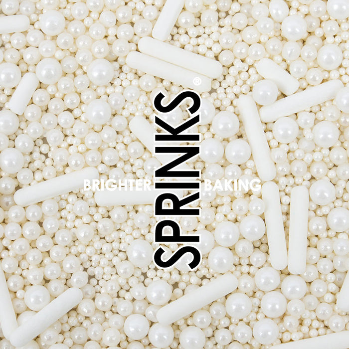 Sprinkles Shapes Bubble & Bounce White 500g