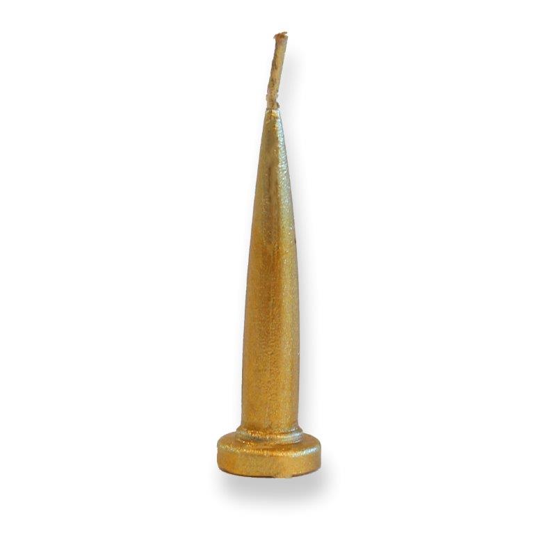 Bullet Candle Gold 12pc