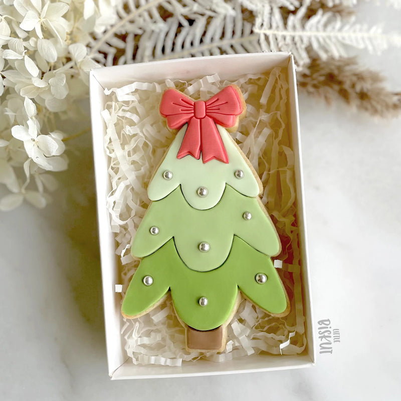 Debosser With Cutter 'Little Biskut' Christmas Tree