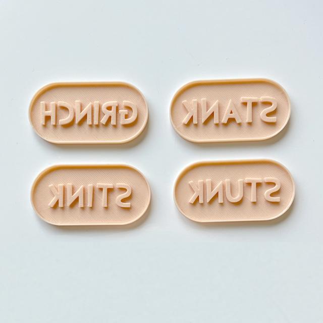 Stamp Embosser With Cutter 'Little Biskut' Grinch Pill Set