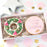 STAMP EMBOSSER WITH CUTTER 'LITTLE BISKUT' CHRISTMAS WREATH