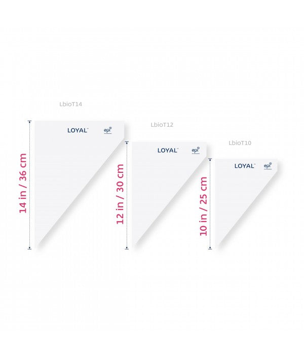 Tipless Biodegradable Piping Bags 12in 75pc