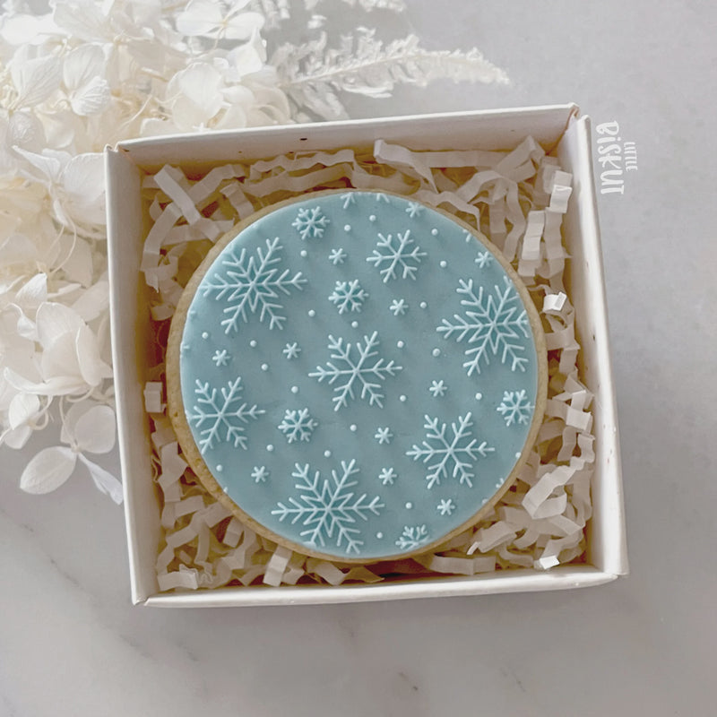 Debosser Pattern Plate 'Little Biskut' Snowflake