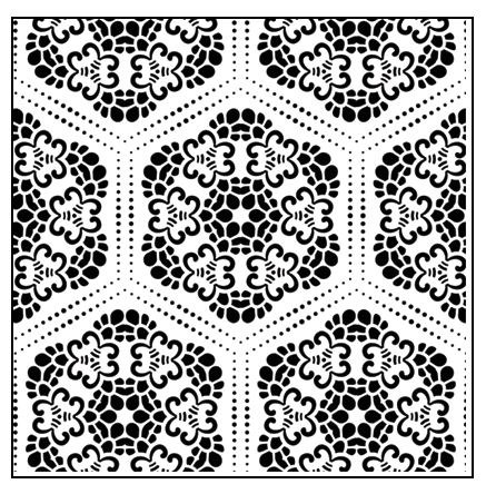 Cake Stencil Marrakech