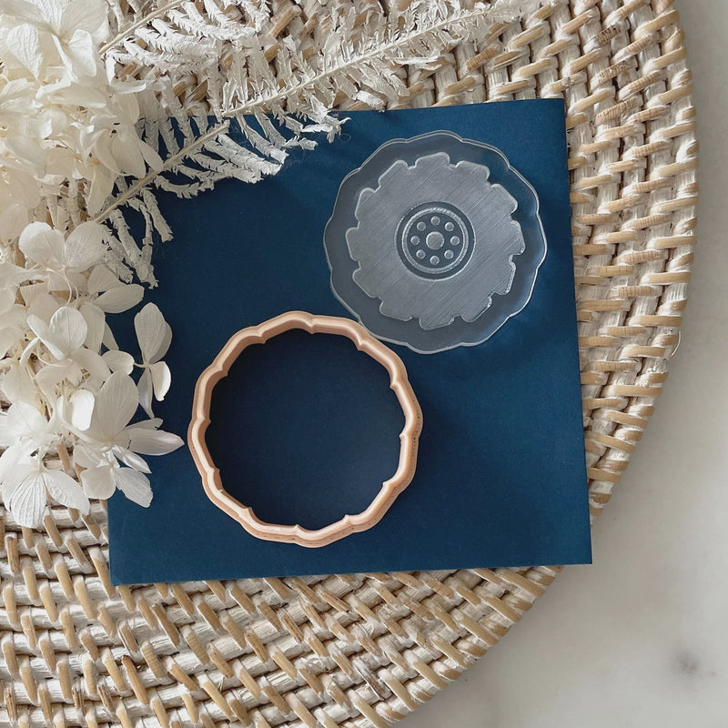 Debosser With Cutter 'Little Biskut' Mini Tyre