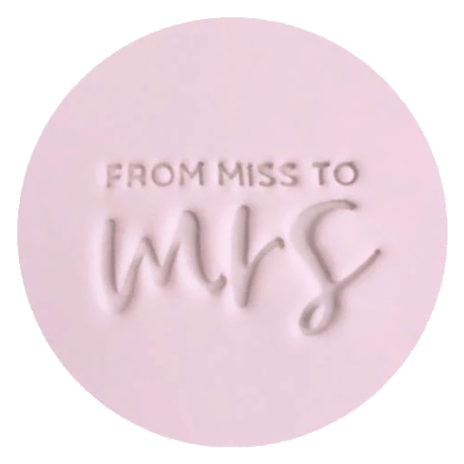 Stamp Embosser 'Little Biskut' From Miss To Mrs