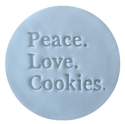 Stamp Embosser 'Little Biskut' Peace, Love, Cookies *Clearance*