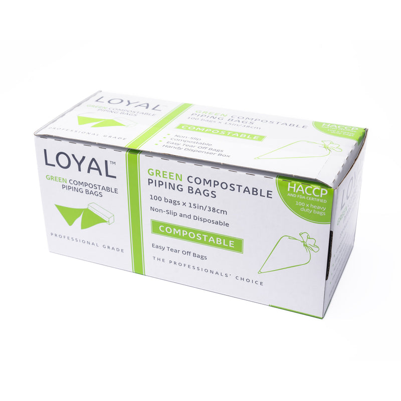 Compostable Piping Bag Green 15in 100pc