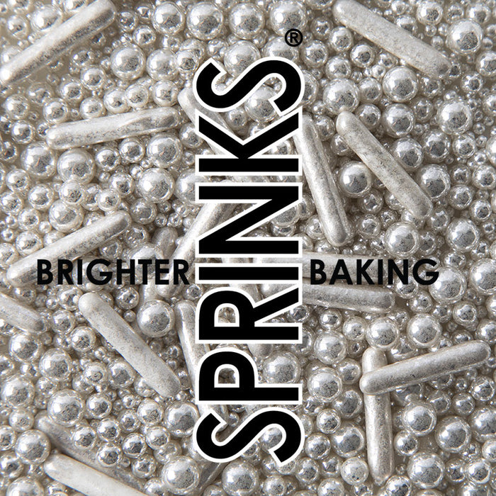 Sprinkles Shapes Bubble & Bounce Silver 500g