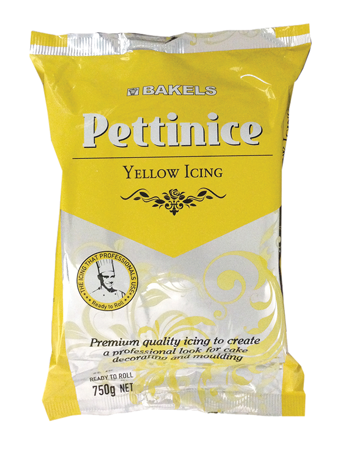 Pettinice Fondant Yellow 750g
