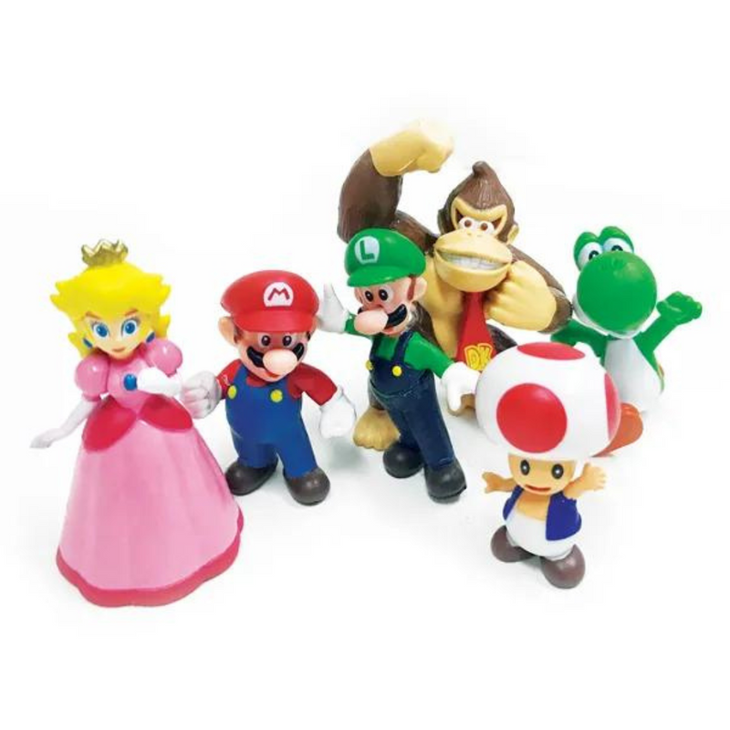 Topper Super Mario Bros Figurine 6pc