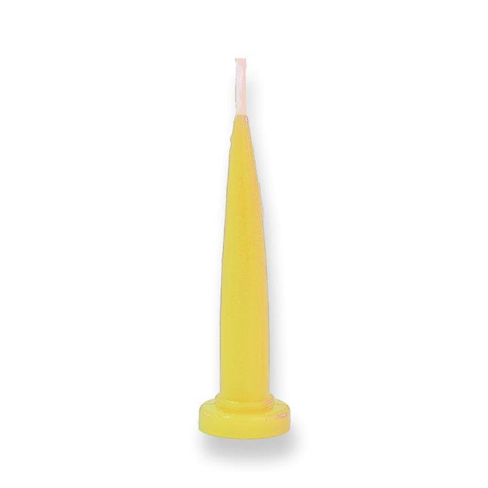 Bullet Candle Yellow 12pc